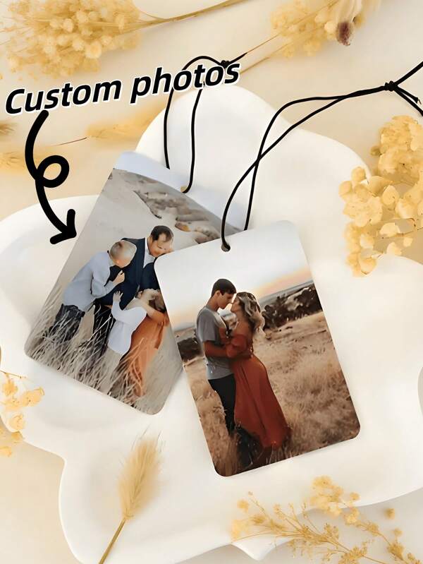 Customized Photo Car Pendants, Keychain Pendants, Backpack Multi-Purpose Pendants, Acrylic Material High-Definition Love Customization, Send Relatives And Friends Christmas Gifts, Birthday Gifts, Graduation Season Gifts, Mother's Day Gifts