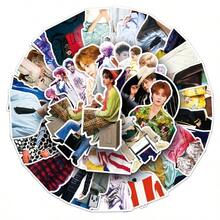 50张唱歌跳舞歌手的手帐贴纸，防水贴纸，高颜值歌手和明星的支持贴纸，奶茶杯贴纸，行李箱装饰贴纸，手机、平板电脑和笔记本电脑的防水装饰贴纸，送给爱人或家人的完美礼物【开学季】【万圣节】【演唱会支持贴纸】