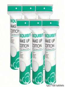 300/400 piezas de Almohadillas de algodón faciales desechables y redondas para eliminación de maquillaje, imprescindibles para volver al colegio, de doble uso con un grosor de tres capas de algodón, herramientas de limpieza facial para limpieza de la piel, eliminación de maquillaje, adecuado para todo tipo de pieles y para hombres y mujeres, apto para eliminación de maquillaje, maquillaje de ojos, rímel y esmalte de uñas, cuidado diario de la piel, ideal para uso en casa, viajes, dormitorio y vacaciones.