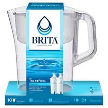 Large 10 Cup Water Filter Pitcher With Smart Light Filter Reminder And 2 Standard Filtes Made Without  White Packaging May Vary (1512822) - 如圖 - 查看 2