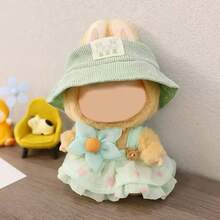 [Clothing Only] New Arrival 17cm Labobo Plush Doll Outfit, Cute Floral ...