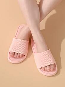 زوج جديد من الأحذية الرياضية للصيف والخريف، أحذية منزلية للنساء، أحذية استحمام، أحذية مانعة للانزلاق، مناسبة للهالوين، للداخل والخارج، الاستحمام والعائلة، يمكن استخدامها في جميع الفصول، الأبيض والوردي هما خيارات هدايا للأمهات.