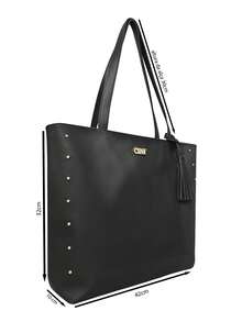 4 件装手提包挎包斜挎包零钱包，女士最佳工作包绗缝细节包套装，女包套装，书包套装，大容量，便携，商务休闲，适合少女女大学生，非常适合返校、大学、中学、高中、工作、商务、通勤