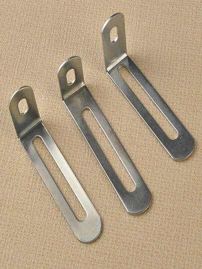 10 件 L 型角支架，90 度直角铁紧固五金配件，家具橱柜连接器