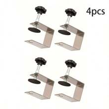 Adjustable Zinc Alloy Drawer Front Mounting Clamp, Stable Furniture Woodworking Clip, Carpenter Home Table Top Installation Tool, Cabinet Assembly