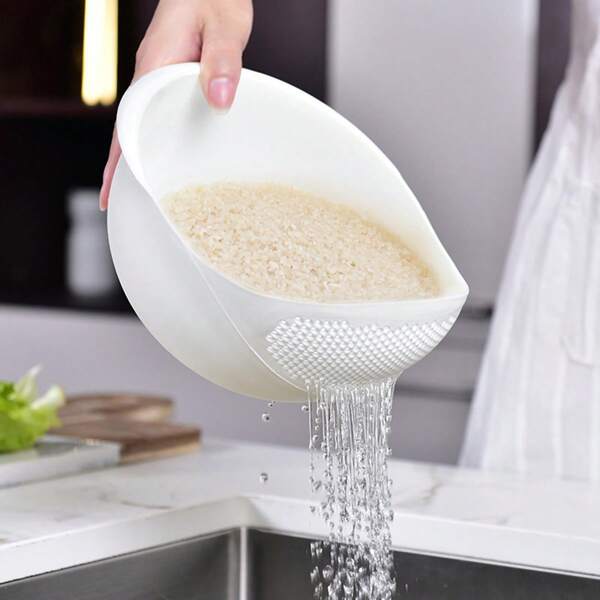 1 pezzo Colino da cucina per riso, filtro per riso, colino per frutta e verdura, accessori da cucina, piccoli utensili multifunzione