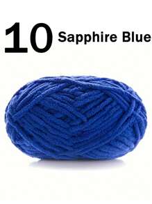 1/2 piezas de hilo de terciopelo suave, 50g/pieza, 60m/pieza, hilo grueso de punto a mano DIY, hilo Popsicle, hilo grueso de poliéster suave, adecuado para manualidades DIY, adecuado para tejer y ganchillo de bufandas, sombreros, zapatos, bolsos, cojines, muñecas, mantas, pantuflas, proyectos de ganchillo artesanal