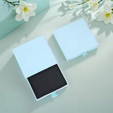 1pc Personalized Customized Women's Jewelry Drawer Type Storage Box Mini Portable Earring Packaging Box Company Name And Logo Personalized Customized Gift Box, Jewelry Display Stand, Suitable For Giving To Friends, Customers, Family, And Colleagues