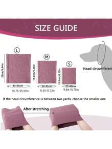3-Piece Set Of Dog Ear Muffs, Noise Protection Cover, Hearing Pack, Ear Muffs, Winter Scarf