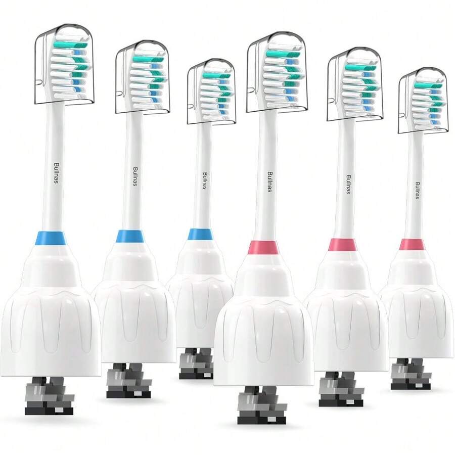 Replacement Brush Heads Compatible With Philips , Compatible With  E Series     And  Screw-On Electric Toothbrush, BN728, 8 Pack - 6 Count (Pack of 1) - 查看 1