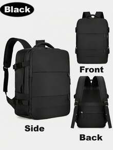 瑞安航空随身行李箱 40x20x25 尺寸旅行背包，男女通用小型飞机行李箱，14 英寸笔记本电脑背包，适合学校、大学、工作、徒步旅行 - 父亲节、暑期大学、新生、多功能宿舍的绝佳礼物，适用于办公室、户外、旅行、大学、小学、初中、高中、工作、商务、通勤、运动