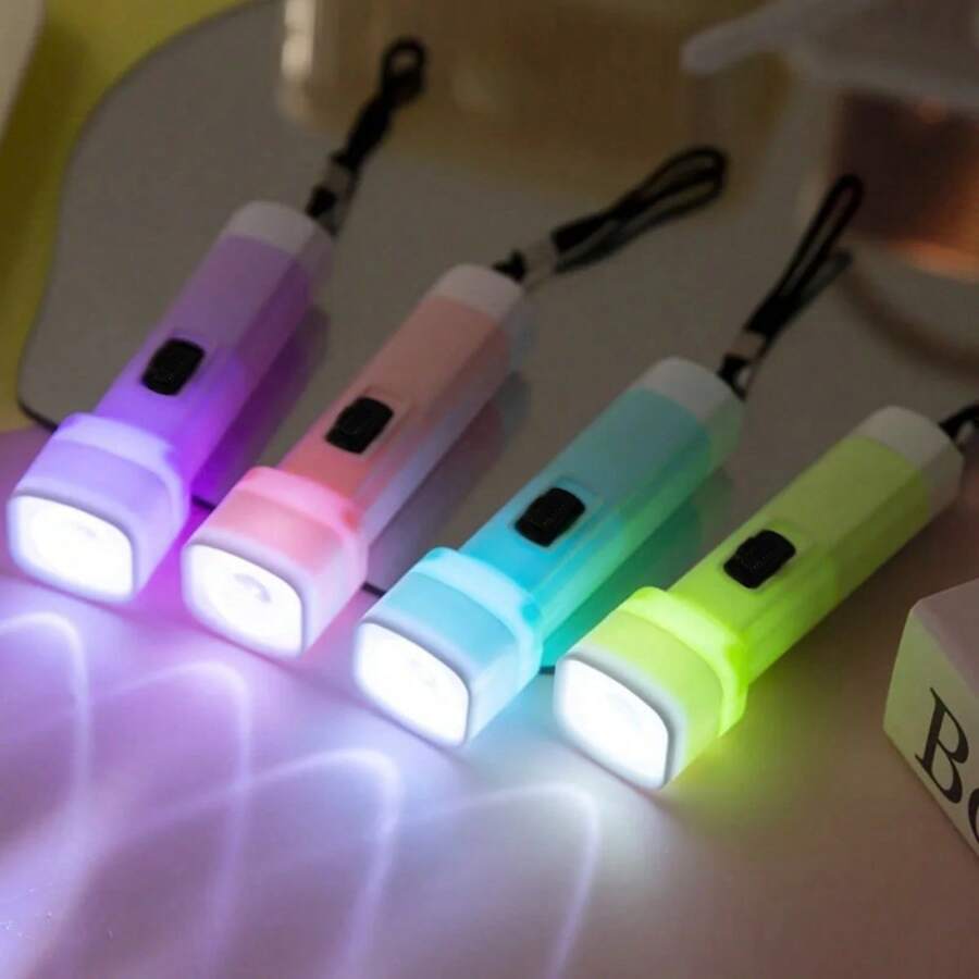 12 Pcs / 1pc Mini LED Flashlight, Birthday Party Favors, Gift Bag Fillers - Random Color, Mother's Day Decor,Gift For My Mother