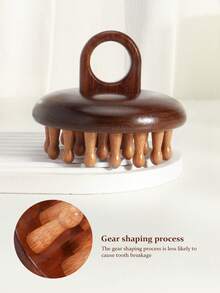 1把天然檀香木粗齿按摩梳，圆头头皮按摩器宽齿发刷，小巧便携，返校季、旅行度假必备，女士美发配件，梳子，边缘梳，梳子，解结梳，球形梳，迷你发刷套装，木梳，发刷，边缘梳，解结梳，美发产品，美发工具，美发用品，护发，卷发梳，理发师，美发设备，小梳子，迷你发刷，发型，美发，发刷，背梳，造型梳，卷发梳，边缘梳，发梳，梳子，发刷套装，梳子，卷发梳，解结梳，女士发刷，头发，旅行，美发产品，美发工具，美发用品，理发师，理发师配件，理发店，美发设备 - 棕色 - 查看 7