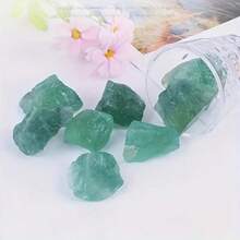 Back To School Season Green Fluorite Crystal Raw Stone - Natural Gemstone, Suitable For Grinding, Polishing, And Buffing - Ideal Choice For DIY Jewelry And Home Decor - Green - View 7