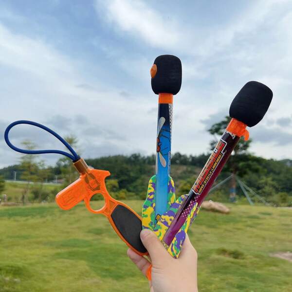 1 Stück 2025 Neues Design Tragbare Raketenwerfer für Kinder - Raketenschleuder - Jungs Spielzeug - Geschenk für Jungs - Simuliertes Schießspiel - Eltern-Kind-Wettkampfspielzeug - Armkraftübung und Stressabbau Spielzeug - Perfektes Geschenk - Geburtstagsgeschenk - Ideales Geschenk - Überraschungsgeschenk - Urlaubsgeschenk - Weihnachtsgeschenk - Halloween Geschenk - Geschenk - Spielzeug - Wurfspielzeug