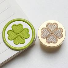 1 Pc, Knitted Series Wax Sealing Stamp Head, Suitable For Envelope Letter Paper/Wedding Invitation Letter/DIY Craft Stamp Decoration/Gift Decoration/Various Holiday Gifts,For School Supplies,Back To School