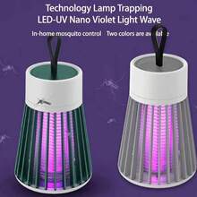 OBOVAY USB Powered Mosquito Killer Lamp, Insect Fly Trap Camping Lantern With Timing Function, Outdoor Electric Mosquito Swatter And Insect Repellent