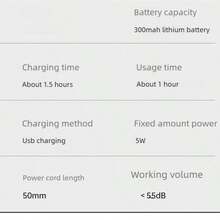 USB 充电男士发夹龙凤图案无线电动修剪器，理发造型专用，父亲节礼物，300mAh