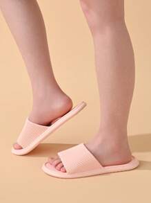 زوج جديد من الأحذية الرياضية للصيف والخريف، أحذية منزلية للنساء، أحذية استحمام، أحذية مانعة للانزلاق، مناسبة للهالوين، للداخل والخارج، الاستحمام والعائلة، يمكن استخدامها في جميع الفصول، الأبيض والوردي هما خيارات هدايا للأمهات.