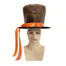 1 件 - 节日舞会帽子和头饰、爵士帽、林肯高帽、舞会帽子、狂欢节服装配饰、海盗帽、国王帽、复古派对帽、男士绅士帽、超大帽子、黑色高帽万圣节 - 彩色 - 查看 5