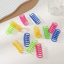 4pcs/Pack Colorful Spring Cat Toys, Popular Self-Entertainment Cat Toys, DIY Toys