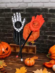 2 件 - 万圣节派对捣蛋袋、捣蛋礼品糖果袋、万圣节快乐糖果袋，用于生日派对装饰、万圣节装饰用品（约 54 厘米）