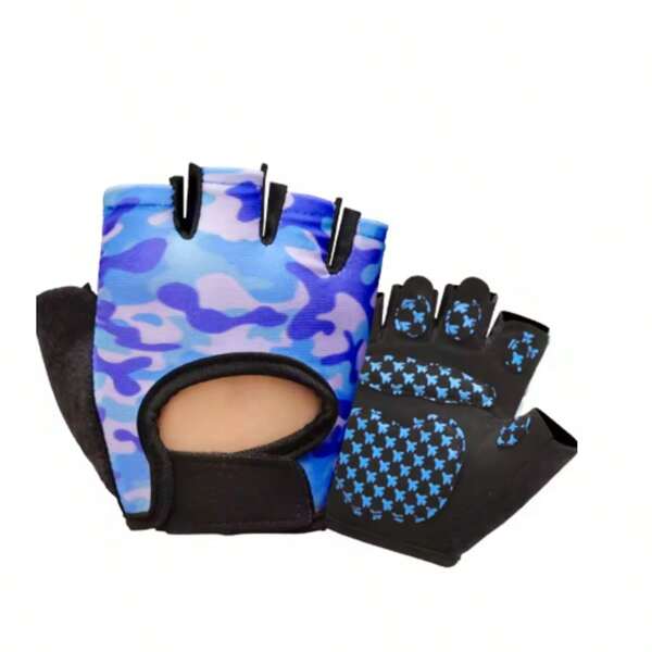Handschuhe Halbfinger Outdoor Sport Radfahren Jungen Mädchen Schutz Antislip Atmungsaktiv Frühling Sommer Handschuhe