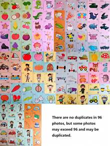 48/96 Paper Cut Art + 1 Plastic Small Scissors Cartoon Pattern Jigsaw Puzzle Daily Animal Living Supplies, Square, Birthday Gift. No Duplicates. School Supplies Art And Art Supplies (Random Styles)