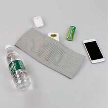 Pochete de nylon respirável e altamente elástico com bolso para celular, estampa de losango, pochete multifuncional para atividades ao ar livre para homens e mulheres, pochete leve para corrida, esportes