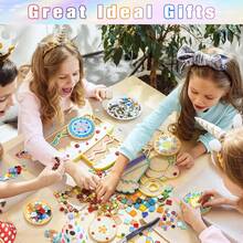 6sets Of Hand - Made DIY Mosaic Tiles, Mixed - Color Glass Mosaic Set, Suitable For Adults. DIY Coaster Set, ,You Can Make Your Own Stained - Glass Mosaic Tile Coasters, Which Can Be Used As Hand - Made Home Decorations Or Gifts. - 棕色 - 查看 2