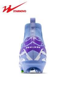 STARNOVO Men's Football/Soccer Cleats, TPU Studs Non-Slip Durable Outsole, Knitted Elastic Collar Comfortable Breathable Lining, Suitable For School Soccer Training/Youth World Cup Match, High Quality And Cost-Effective