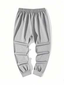 Pantalon de survêtement confortable à coupe ample pour hommes - Pantalon de sport noir, poches douces, style boyfriend, taille élastique avec cordon, couleurs unies pour toutes les saisons, port décontracté, relaxation et activités de plein air, pantalon de survêtement léger pour l'entraînement, la course, la salle de gym, l'exercice