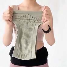 Pochete de nylon respirável e altamente elástico com bolso para celular, estampa de losango, pochete multifuncional para atividades ao ar livre para homens e mulheres, pochete leve para corrida, esportes