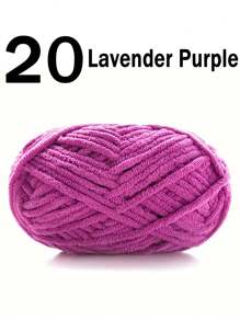 1/2 piezas de hilo de terciopelo suave, 50g/pieza, 60m/pieza, hilo grueso de punto medio hecho a mano DIY, hilo Popsicle, hilo de poliéster grueso y suave, adecuado para manualidades DIY, adecuado para tejer y ganchillo de bufandas, sombreros, zapatos, bolsos, cojines, muñecas, mantas, pantuflas