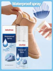 jakehoe 1瓶100ml防水防污喷雾 鞋子防水喷雾 纳米防水防污喷雾 日常便捷护理 服装鞋包通用织物保护防污喷雾 多材质适用 多材质适应性 服装/鞋帽/箱包/户外装备通用 - 防水防污噴霧 - 查看 3