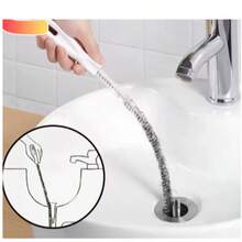 Pipe Dredging Brush Flexible Drain Brush Household Sewer Animal Pet Hair Catcher Sink Cleaning Brush For Kitchen Bathroom