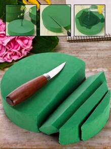 1/5/10 piezas Materiales de empaquetado de ramos de flores secas, esponja de espuma absorbente, base de barro floral para humedecer arreglos florales
