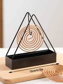 家用创意蚊香架蜗牛造型香炉ABS阻燃材质优雅户外香茅蚊香架装饰桌面设计庭院蚊香炉蜗牛造型蚊香盒阻燃防烫不锈钢阻燃通用蚊香架 - 彩色 - 查看 9