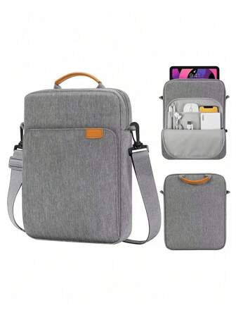 Nylon Portable, Shoulder Crossbody Or Handheld Storage Bag, Suitable For 13-Inch Or Smaller Tablets, Laptops, Mobile Phones, And Other Electronic Devices, Unisex, To Provide Better Protection For Your Devices. Classroom Laptop Bags Classroom Bags Teacher Storage Bags Classroom Organizer Bags