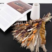 Premium 66 Stems Pampas Grass Dried Flower Bouset Handcrafted Home Decor Boho Chic Floral Arrangement Perfect For Wedding Centerpiece Table Decor