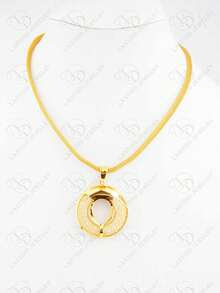 2 cái/bộ thời trang mới cho phụ nữ thiết kế hình tròn rỗng khảm bộ trang sức mạ vàng 24K với 1 vòng cổ và 1 đôi bông tai, lý tưởng cho các bữa tiệc, đám cưới, ngày lễ tình nhân, ngày của mẹ và các món quà ngày lễ khác, mẹ, mẹ, ngày của mẹ, quà tặng - Vàng - Xem 4