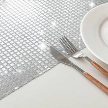 1pc/2pcs 12*108inch Silver Glitter Sequin Disco Table Runner, 70s 80s Theme Party Birthday Dance Decor Table Runner, Versatile For Wedding, Holidays (Multiple Colors Available)