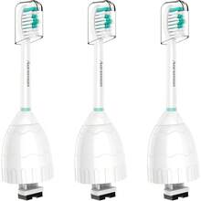 Toothbrush Replacement Heads Compatible With Philips  E-Series      Screw-On Electric Toothbrush Handle Head Come With Hygienic Caps, 3 Count, Green - trắng - Xem 1