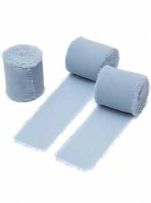 1/3 rollo de cinta de gasa con bordes deshilachados de 1.5" x 21 yardas, ideal para empaquetar regalos, invitaciones de boda, ramos de novia, manualidades DIY, lazos y decoraciones de fiesta