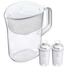 Large 10 Cup Water Filter Pitcher With Smart Light Filter Reminder And 2 Standard Filtes Made Without  White Packaging May Vary (1512822) - 如圖 - 查看 1