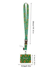 Autism Awareness Card With Hidden Disabilities Sunflower Lanyard, Hidden Disability Card - Multicolor - View 5