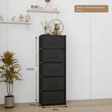 1pc Easy-To-Assemble Multi-Drawer Storage Cabinet, Bedroom Lingerie Organizer Rack, Home Use