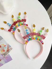 تاج رأس إكليل عيد ميلاد لامع ، قبعة بطل جميلة بتصميم الشمعة ، إكسسوارات دعائم للصور الاحتفالية وديكور الحفلات للبالغين قطعة واحدة