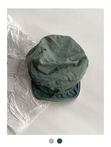 1 件超大号做旧报童帽,新颖设计师风格女士贝雷帽,休闲时尚画家帽,复古水洗做旧外观 - 彩色 - 查看 15