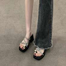 Women Sport Sandals - 千鳥格黑色 - 查看 3